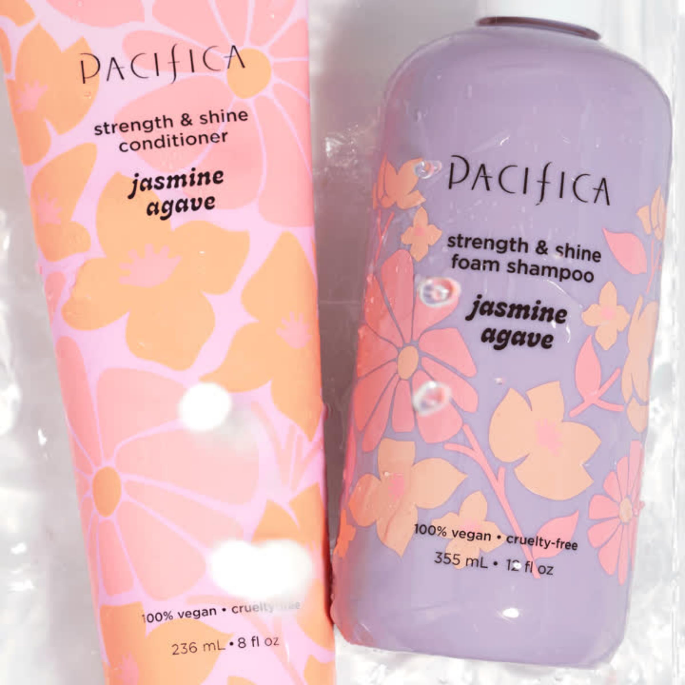 Pacifica Jasmine Agave Strength & Shine Foaming Shampoo